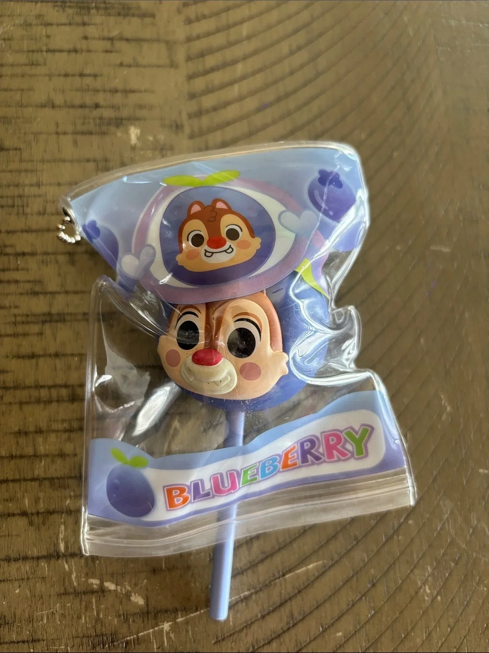 Disney Chip blueberry keychain